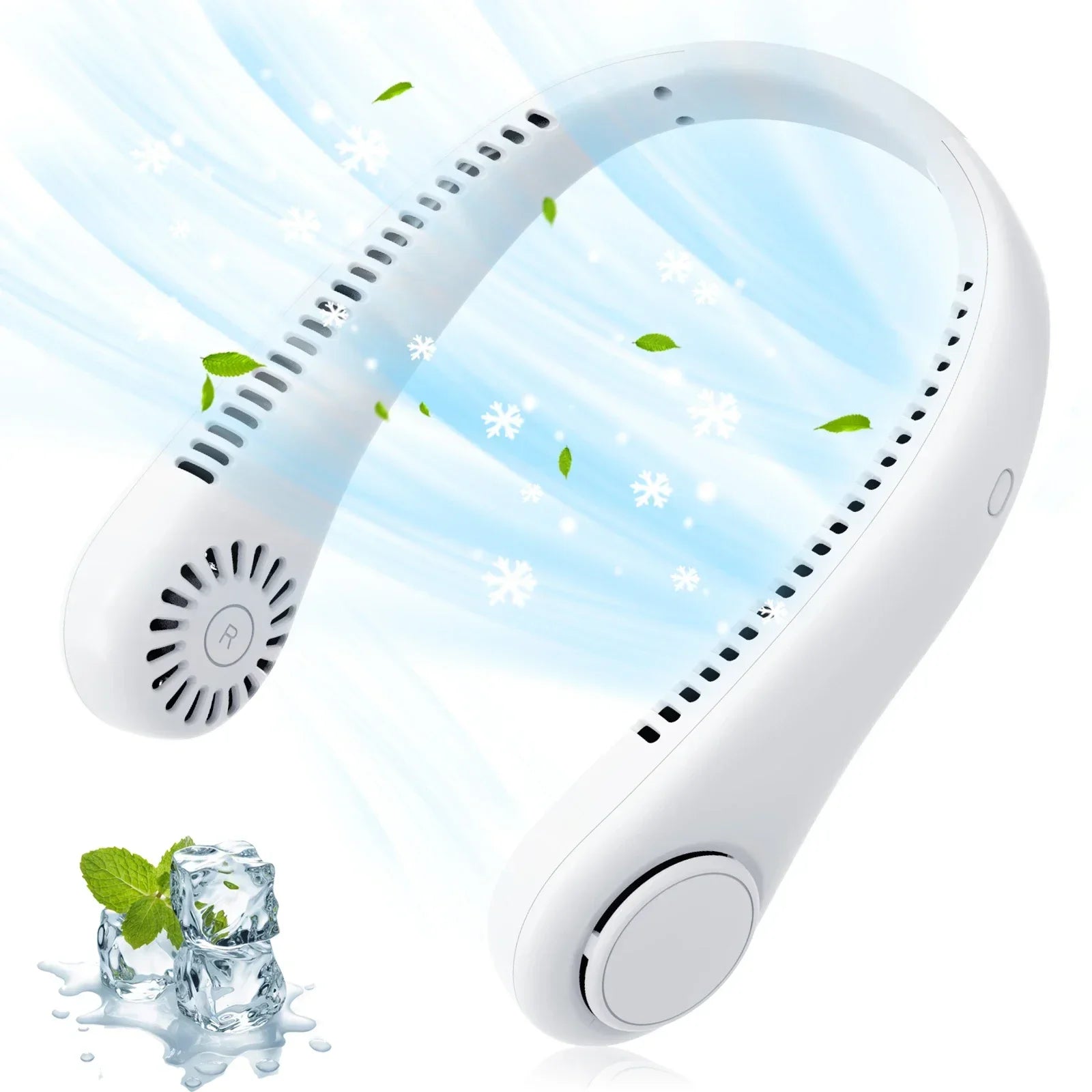 Fan 1800Mah Portable Neck 3 Gear Cooling Hanging Fan Rechargeable Air Cooler Mini Summer Sport Fan for Outdoor Indoor