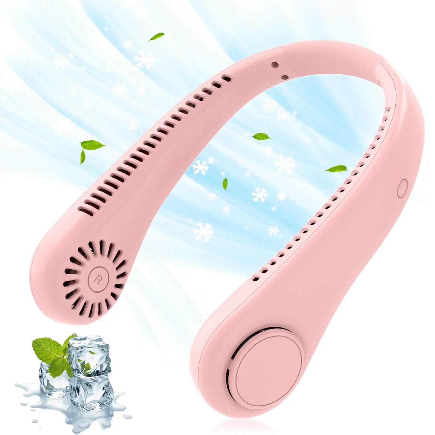 Fan 1800Mah Portable Neck 3 Gear Cooling Hanging Fan Rechargeable Air Cooler Mini Summer Sport Fan for Outdoor Indoor