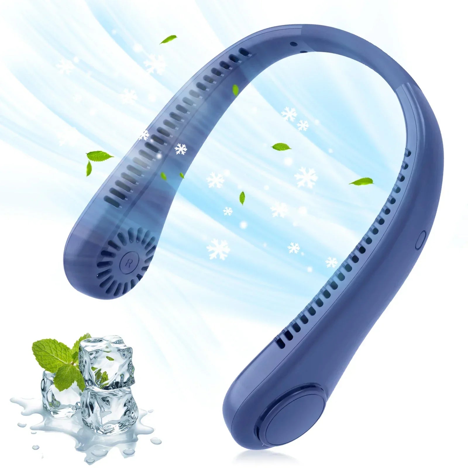 Fan 1800Mah Portable Neck 3 Gear Cooling Hanging Fan Rechargeable Air Cooler Mini Summer Sport Fan for Outdoor Indoor