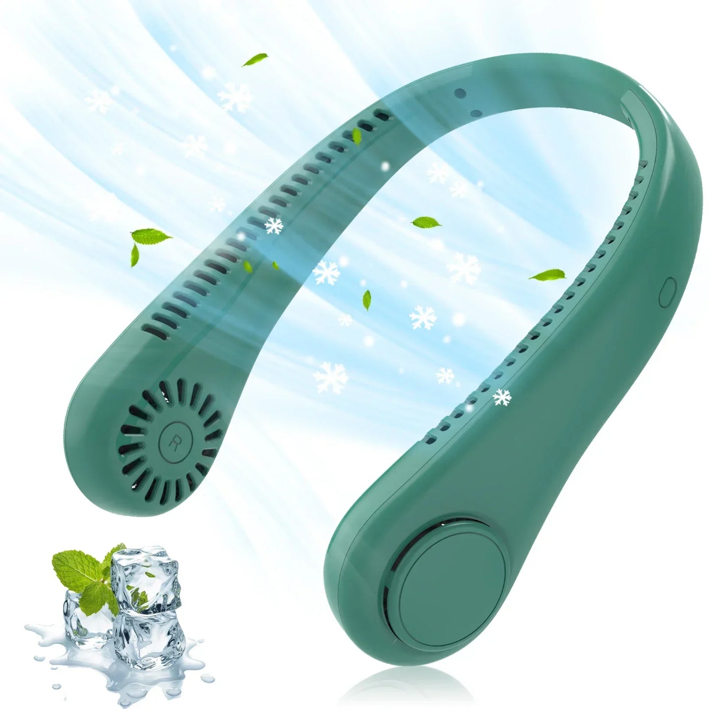 Fan 1800Mah Portable Neck 3 Gear Cooling Hanging Fan Rechargeable Air Cooler Mini Summer Sport Fan for Outdoor Indoor